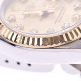 ROLEX Rolex Datejust 10P Diamond 69173G Ladies YG/SS Watch Automatic Winding Champagne Dial A Rank Used Ginzo