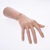 TIFFANY&Co. Tiffany interlocking grip bracelet unisex K18YG bracelet A rank used silver storehouse