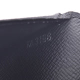 LOUIS VUITTON Louis Vuitton Monogram Eclipse Portofoile Braza Black/Grey M61697 Men's Long Wallet B Rank Used Ginzo