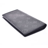 LOUIS VUITTON Louis Vuitton Monogram Eclipse Portofoile Braza Black/Grey M61697 Men's Long Wallet B Rank Used Ginzo