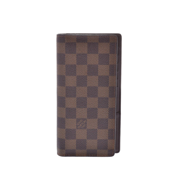 Louis Vuitton Damita porta feuille Brown old brown n60017 Mens Damier canvas length purse B