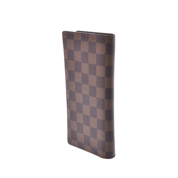 Louis Vuitton Damita porta feuille Brown old brown n60017 Mens Damier canvas length purse B