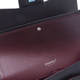 CHANEL Mattelasse Chain Shoulder Bag Black Silver Hardware Ladies Caviar Skin Shoulder Bag A Rank Used Ginzo
