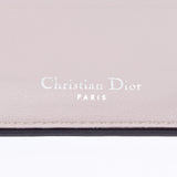 Christian Dior Light blue/Greyge women's leather wallet B rank used Ginzo