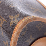 LOUIS VUITTON Louis Vuitton Monogram Popincourt Ron Brown M40008 Unisex Monogram Canvas Shoulder Bag B Rank Used Ginzo