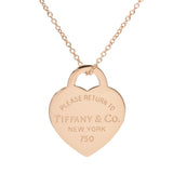 TIFFANY&Co. Tiffany Return to Heart Necklace Unisex K18YG Necklace A Rank Used Ginzo