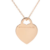 TIFFANY&Co. Tiffany Return to Heart Necklace Unisex K18YG Necklace A Rank Used Ginzo