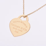 TIFFANY&Co. Tiffany Return to Heart Necklace Unisex K18YG Necklace A Rank Used Ginzo