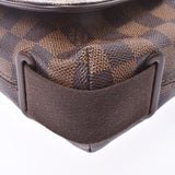 LOUIS VUITTON ルイヴィトン ダミエ ブルックリンPM ブラウン N51210 ユニセックス ダミエキャンバス ショルダーバッグ Aランク 中古 銀蔵