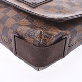 LOUIS VUITTON ルイヴィトン ダミエ ブルックリンPM ブラウン N51210 ユニセックス ダミエキャンバス ショルダーバッグ Aランク 中古 銀蔵