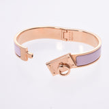 HERMES Hermes click Hanot Rose dragee pink gold metal fittings unisex bracelet A rank used silver storehouse