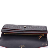 LOUIS VUITTON Louis Vuitton monogram annplant Porto foie gras Marina Rouge M62125 women's leather long wallet a rank used silver