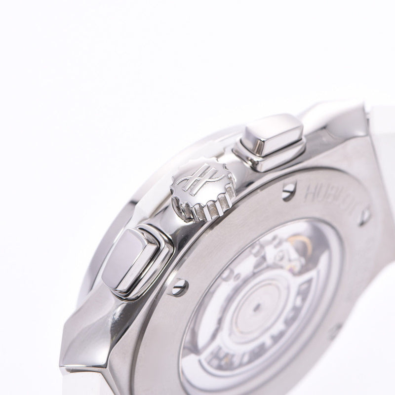 HUBLOT Hublot Classic Fusion Aero Chronograph Japan Limited All White 525.NE.0127.LR Men's Titanium / Leather Watch Automatic Winding Skeleton Dial A Rank Used Ginzo
