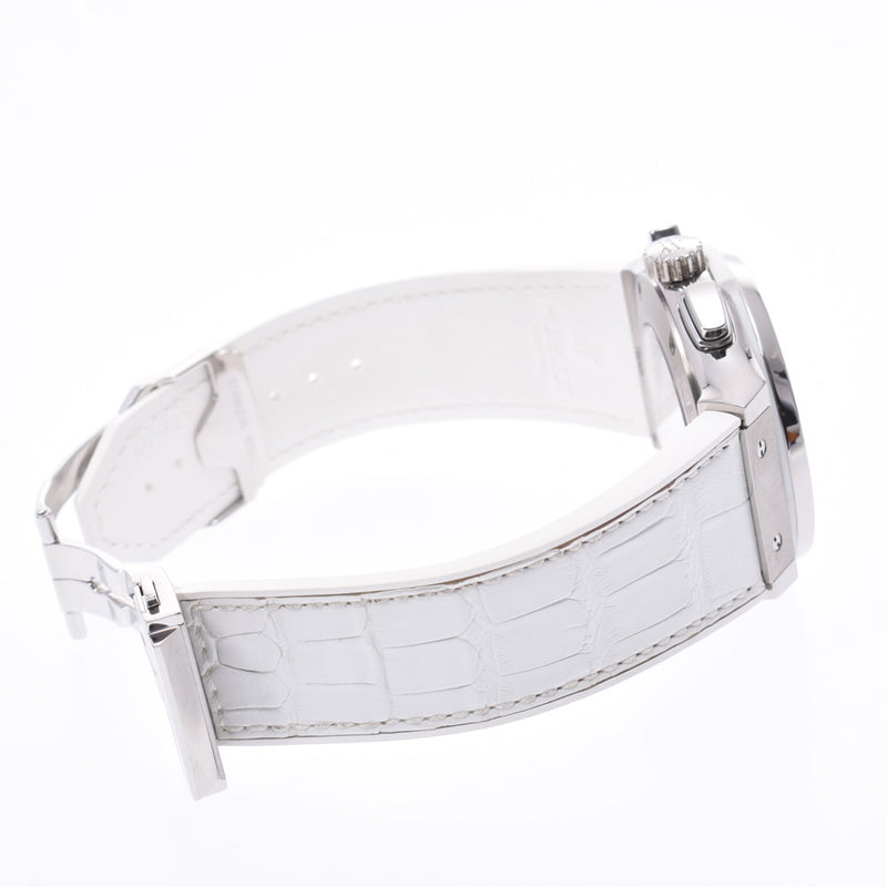宇舶Hublot Classic Fusion Aero Chronograph Japan Limited All White 525.NE.0127.LR Men's Titanium / Leather Wrist Watch自动上链镂空表盘A级二手Ginzo