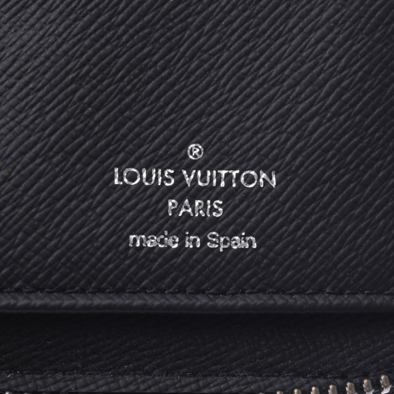 LOUIS VUITTON Louis Vuitton Monogram Eclipse Gypsy Wallet Vertical Black/Grey M62295 Men's Monogram Eclipse Canvas Long Wallet AB Rank Used Ginzo