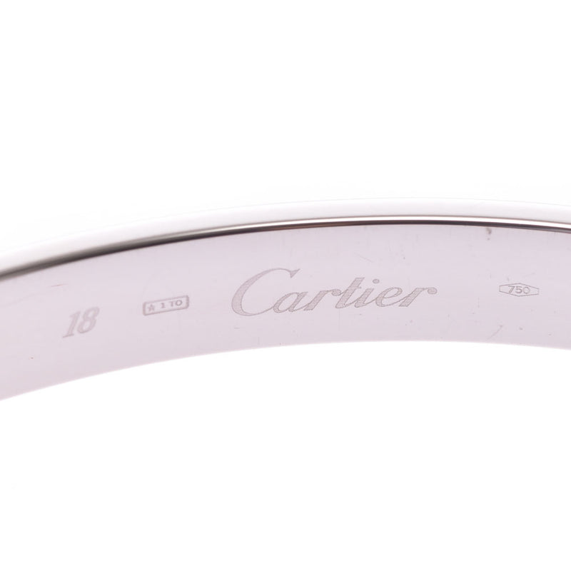 CARTIER カルティエ ラブブレスレット 旧型 #18 ユニセックス K18WG ブレスレット Aランク 中古 銀蔵