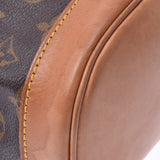 LOUIS VUITTON Louis Vuitton Monogram Monsuri MM Brown M51136 Ladies Monogram Canvas Leather Backpack Day Pack B Rank Used Ginzo