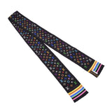 LOUIS VUIS VUITTON Louis Vuitton multi-color ribonscarf, black/multicolored M71992 Ladies' 100 %, 100 % scarf A-A-rank used silver storehouse.