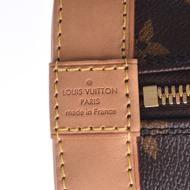 LOUIS VUITTON Louis Vuitton Monogram Alma BB World Tour Sticker 2WAY Bag Brown M43230 Ladies Leather Handbag AB Rank Used Ginzo
