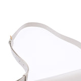 SAINT LAURENT Saint Laurent LE61 ivory gold metal fittings ladies calf shoulder bag Shindo used Ginzo