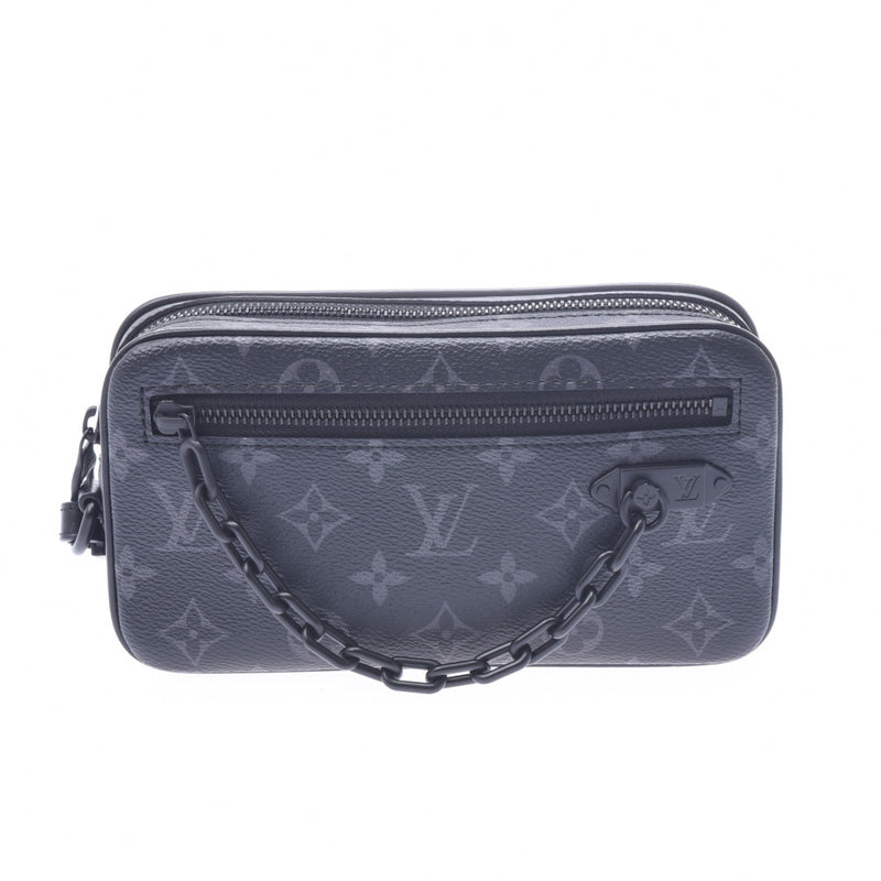 Louis Vuitton Eclypses pochet Volga 14145 black Men' s clatch bag ...