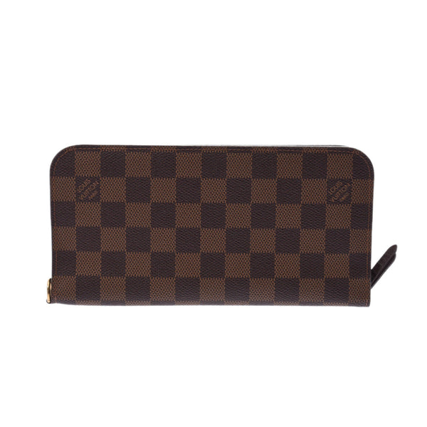 LOUIS VUITTON, Louis Vuiton, Port-Fouille, Ansolitto Brown N63071, N63071, N63071, long wallet, purse, A-rank used silver storehouse.