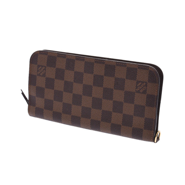 LOUIS VUITTON, Louis Vuiton, Port-Fouille, Ansolitto Brown N63071, N63071, N63071, long wallet, purse, A-rank used silver storehouse.