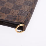 LOUIS VUITTON, Louis Vuiton, Port-Fouille, Ansolitto Brown N63071, N63071, N63071, long wallet, purse, A-rank used silver storehouse.