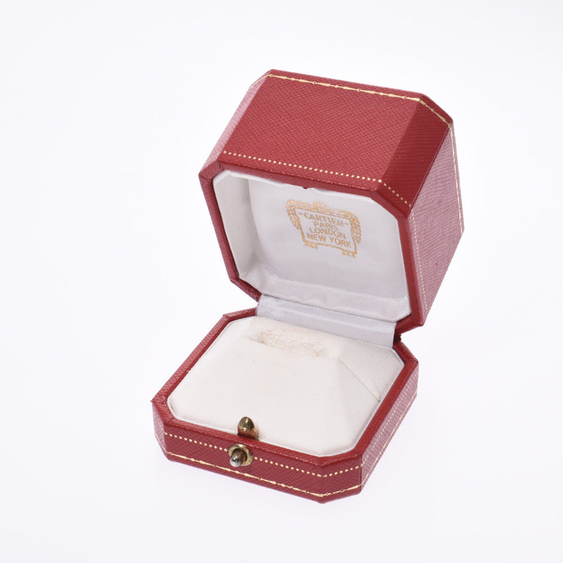 CARTIER CARTIER LOVE RING 1P Diamond #48 Christmas Limited No. 8 Women's K18WG Ring Ring A Rank Used Ginzo