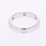 CARTIER Stella Ring 6P Diamond #47 No. 7 Ladies K18WG Ring/Ring A Rank Used Ginzo