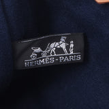 HERMES Hermes Basas MM Navy blue unisex canvas shoulder bag B rank used Ginzo