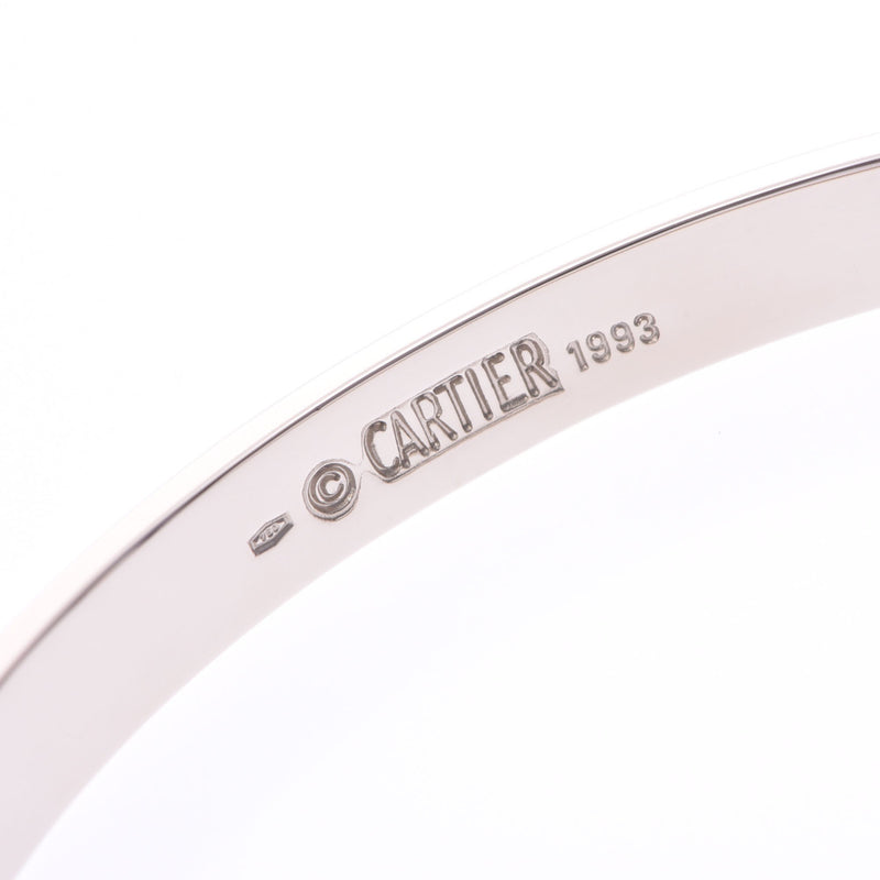 CARTIER カルティエ ラブブレス 旧型 #18 ユニセックス K18WG ブレスレット Aランク 中古 銀蔵