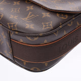 LOUIS VUITTON Louis Vuitton monogram messenger MM ボブールブラウン M97038 unisex monogram canvas leather shoulder bag AB rank used silver storehouse