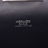 HERMES tool box 20 2WAY bag black silver metal fittings □N engraved (around 2010) Ladies Vaud Swift handbag A rank used Ginzo