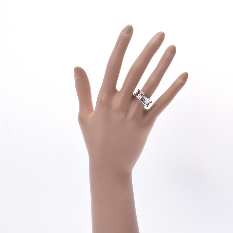 BVLGARI B-ZERO 戒指 #50 尺寸 S 9.5 女士 K18WG 戒指 A 级二手银藏