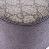 GUCCI Messenger Bag Beige/Brown 476466 Women's GG Supreme Canvas Leather Shoulder Bag Unused Ginzo