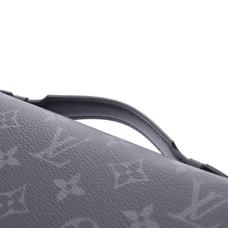 LOUIS VUITTON Louis Vuitton Monogram Eclipse Zippy XL Black/Gray M61698 Unisex Long Wallet New Silver