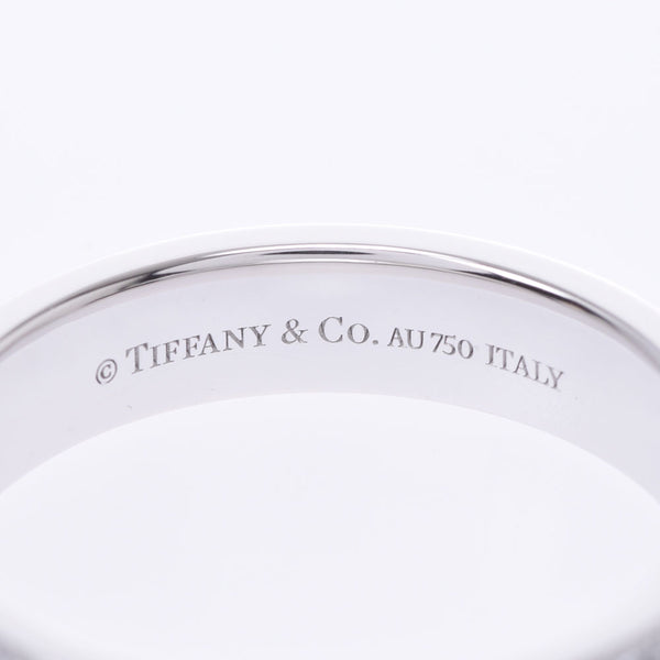 TIFFANY&Co. ティファニー ツーナローリング 15号 ユニセックス ダイヤ/K18WG リング・指輪 Aランク 中古 銀蔵