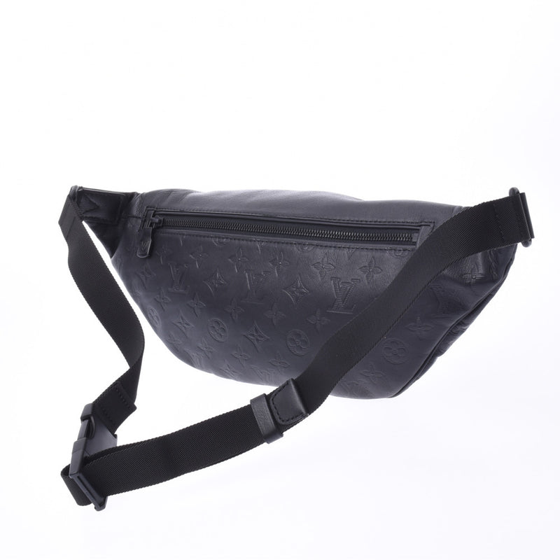 路易威登（Louis Vuitton）路易威登Monogram Shadow Discovery腰包身体包黑色M44388男士皮革腰包A级二手Ginzo