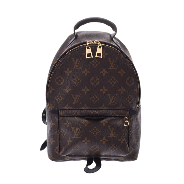 LOUIS VUITTON Louis Vuitton Monogram Palm Springs Backpack PM Brown/Black M44871 Ladies Backpack Day Pack New Ginzo