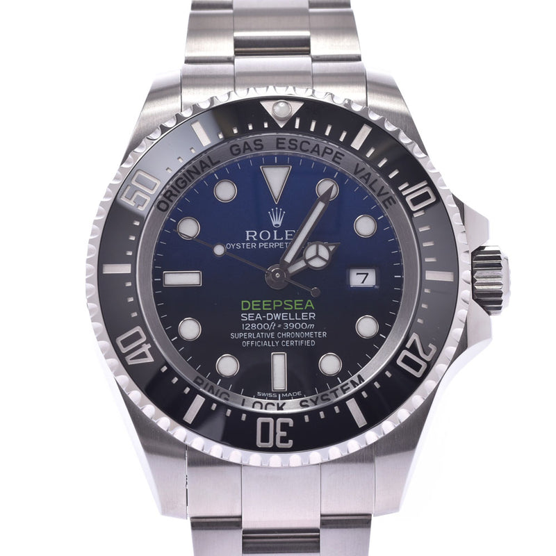 ROLEX Rolex Deepsea 116660 Men's SS watch Automatic winding D Blue Dial A rank used Ginzo