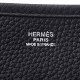 HERMES Hermes Evelyn 3 29 black silver metal fitting D stamp (around 2019) Unisex Taurillon Clemence shoulder bag Shindo used Ginzo