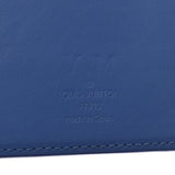 LOUIS VUITTON Louis Vuitton Damier Infini Portofeuil Braza Cobalt N63205 Men's Leather Long Wallet A Rank Used Ginzo