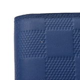 LOUIS VUITTON Louis Vuitton Damier Infini Portofeuil Braza Cobalt N63205 Men's Leather Long Wallet A Rank Used Ginzo