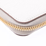 PRADA Prada L time fastener Bianco (White) 1ML035 women's leather long wallet unused silver jewelry