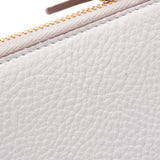 PRADA Prada L time fastener Bianco (White) 1ML035 women's leather long wallet unused silver jewelry