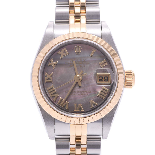 ROLEX Rolex Datejust 79173NR Ladies YG/SS Watch Automatic winding Shell Dial A Rank Used Ginzo