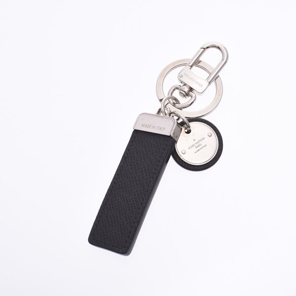 LOUIS VUITTON Louis Vuitton Taiga Porto Cle Neo LV Club Noir Silver Hardware M67242 Men's Keychain B Rank Used Ginzo