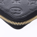 LOUIS VUITTON Louis Vuitton Monogram Anplant Portofeuil Clemence Noir (Black) M60171 Unisex Long Wallet A Rank Used Ginzo