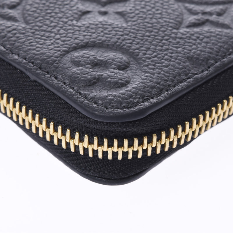 LOUIS VUITTON Louis Vuitton Monogram Anplant Portofeuil Clemence Noir (Black) M60171 Unisex Long Wallet A Rank Used Ginzo